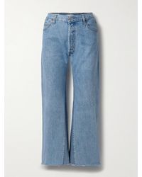 RE/DONE Levi's Cindy Crawford The Crawford High Rise in Blue