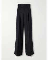 Junya Watanabe - Pinstriped Wool-Blend Wide-Leg Pants - Lyst