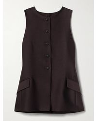 Kallmeyer - Ira Wool And Silk-Blend Twill Vest - Lyst