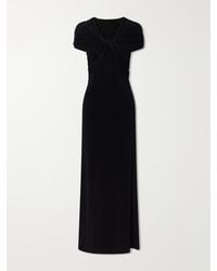 TOVE - Rama Gathered Jersey Maxi Dress - Lyst