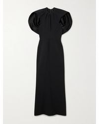 Maticevski - Cypress Ruched Crepe Midi Dress - Lyst
