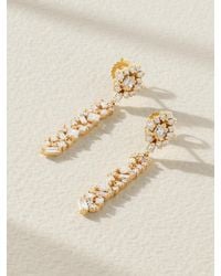Suzanne Kalan - La Fantasie 18-Karat Diamond Earrings - Lyst