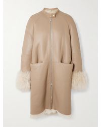 TOTEME - Avalan Reversible Shearling Coat - Lyst