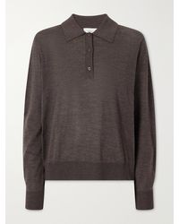 Loulou de Saison - Miles Cashmere Polo Sweater - Lyst
