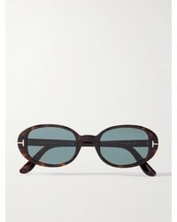 Tom Ford - Iggy Oval-Frame Acetate Sunglasses - Lyst