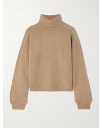 LeKasha - Bangkok Rollkragenpullover Aus Geripptem Biokaschmir - Lyst