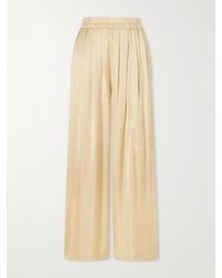 Isabel Marant - Nolia Satin Wide-Leg Pants - Lyst