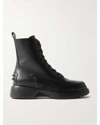 Tod's - Gomma 74L Leather Ankle Boots - Lyst