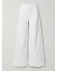 Mother - The Patch Pocket Undercover Sneak High-Rise Wide-Leg Jeans - Lyst