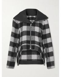 Rick Owens - Exploder Checked Wool-Flannel Jacket - Lyst