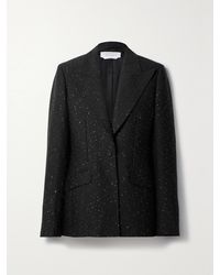 Gabriela Hearst - Leiva Sequin-Embellished Wool-Blend Blazer - Lyst