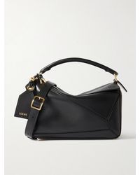Loewe - Featherlight Puzzle Small Textured-Leather Shoulder Bag - Lyst