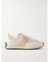 Tod's - Sportivo Active Leather And Suede-Trimmed Shell Sneakers - Lyst