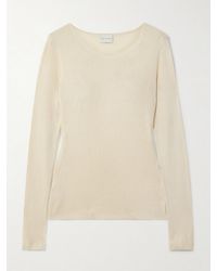 Deiji Studios - Ribbed-Knit T-Shirt - Lyst