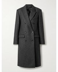 Isabel Marant - Irene Double-Breasted Wool-Felt Coat - Lyst