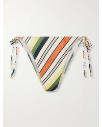 Jean Paul Gaultier - Retro Stripe Printed Bikini Briefs - Lyst