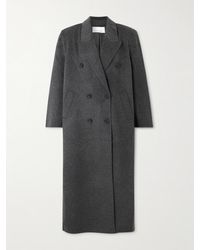 Frankie Shop - Manteau À Double Boutonnage Oversize En Laine Mélangée Gaia - Lyst