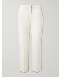 McQueen - Wool-Canvas Tapered Pants - Lyst