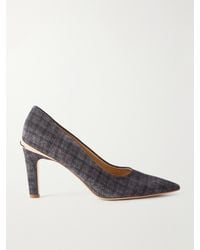 Gabriela Hearst - Edwina 75 Printed Houndstooth Suede Pumps - Lyst