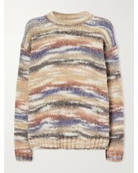 Veronica Beard - Castile Striped Wool-Blend Sweater - Lyst