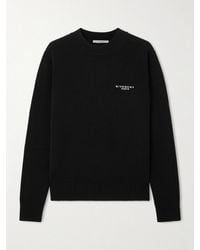 Givenchy - Embroidered Wool And Cashmere-Blend Sweater - Lyst