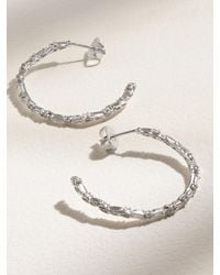 Suzanne Kalan - 18-Karat Diamond Hoop Earrings - Lyst