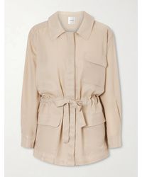 Leset - Kim Drawstring Tencel Lyocell Jacket - Lyst