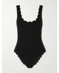 Marysia Swim - Net Sustain Palm Springs Badeanzug Aus Recyceltem Seersucker Mit Wellenkanten - Lyst