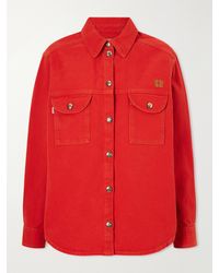 Blazé Milano - Berber Embroidered Denim Shirt - Lyst