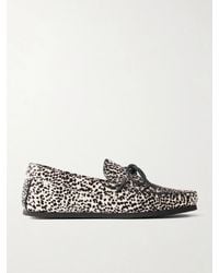Isabel Marant - Fitza Animal-Print Calf Hair Loafers - Lyst
