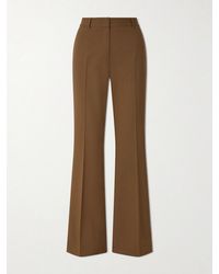 Etro - Wool-Blend Flared Pants - Lyst