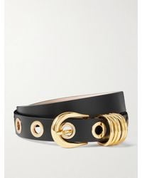 DEHANCHE - Hollyhock Rivet Eyelet-Embellished Leather Waist Belt - Lyst