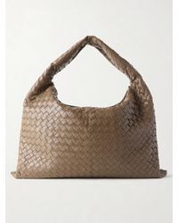 Bottega Veneta - Hop Large Intrecciato Leather Tote - Lyst