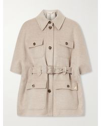 Max Mara - Belted Cashmere Cape - Lyst