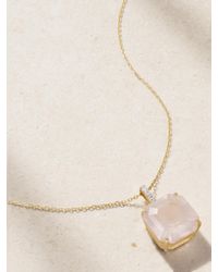 Mateo - 14-Karat, Topaz And Diamond Necklace - Lyst