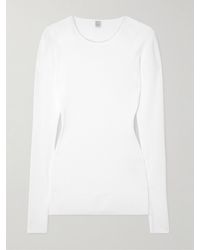TOTEME - Garderob Organic Cotton-Jersey Top - Lyst