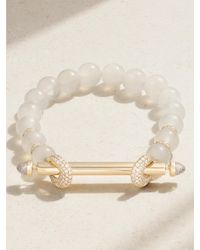 ANANYA - Chakra Armband Mit Mehreren Steinen Und Details Aus 18 Karat - Lyst