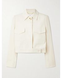JOSEPH - Renoir Cropped Woven Jacket - Lyst