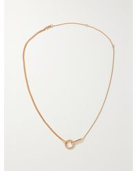 Repossi - Berbère 18-Karat Rose Diamond Necklace - Lyst