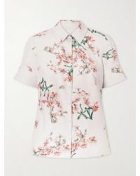 Erdem - Floral-Print Cotton-Poplin Shirt - Lyst