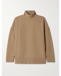 Citizens of Humanity - Cara Cotton-Blend Jersey Turtleneck Sweatshirt - Lyst