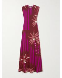 Johanna Ortiz - Net Sustain Carnaval Costero Printed Stretch-Jersey Maxi Dress - Lyst