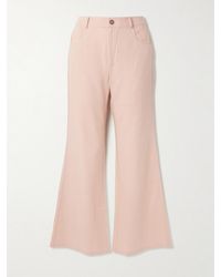 Alix Of Bohemia - Bunny Embellished Silk Flared Pants - Lyst