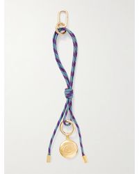 Joolz by Martha Calvo - Evil Eye-Plated Striped Cord Bag Charm - Lyst