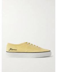 Jacquemus - Le Fefe Embroidered Canvas Sneakers - Lyst