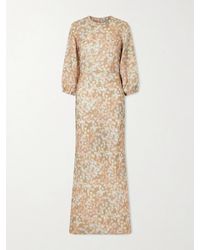 BERNADETTE - Berna Floral-Print Linen Maxi Dress - Lyst