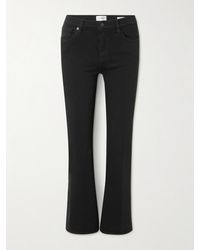 FRAME - The Icon Low-Rise Bootcut Jeans - Lyst