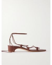 Manolo Blahnik - Dellasan 30 Leather Sandals - Lyst