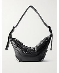 Lemaire - Soft Game Small Quilted Coated-Cotton Shoulder Bag - Lyst
