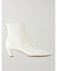 Gabriela Hearst - Clayton 50 Croc-Effect Leather Ankle Boots - Lyst